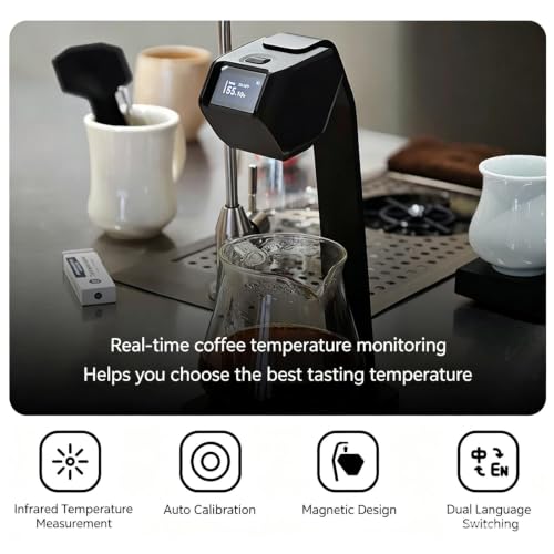 Termómetro digital para café y líquidos con sensor integrado en tiempo real 2