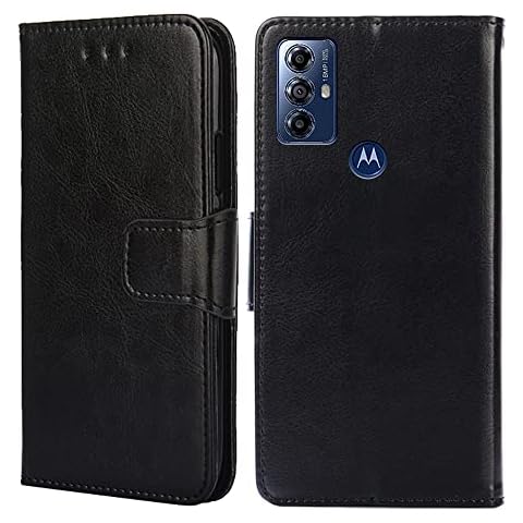 DiGPlus for Motorola Moto G Play 2023 Wallet Case, Premium Leather Case Cover [Card Slots] [Kickstand] Flip Case for Moto G Play (Black) Cover