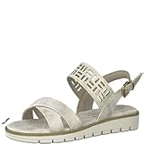 MT FEEL Marco Tozzi 2-2-28600-28, Sandalia Mujer, Dune Metallic, 39 EU