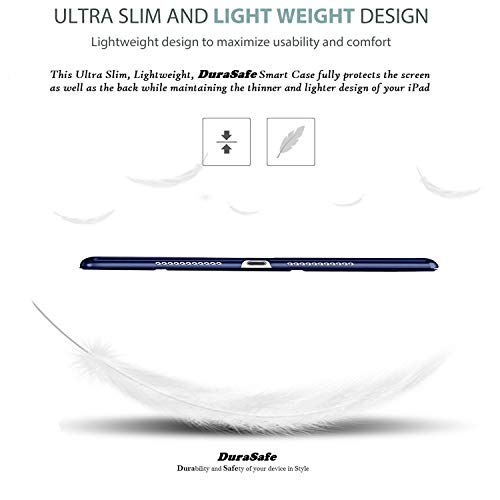 Image of DuraSafe Cases for iPad Air 2nd Gen 9.7 2014 Case A1566 MGL12HN /A A1567 MGKM2HN /A MGKL2HN /A MGTY2HN /A MH1J2HN /A MGTX2HN /A MH2V2HN /A MH2W2HN /A MH2U2HN /A MH2N2HN /A MH322HN /A MH182HN /A - Navy Blue
