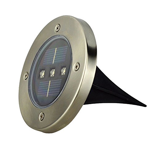 SO-buts SO-buts Solar Powered Ground Lights,Solar Garden Light, SO-buts Solar Powered Ground Lights,Solar Garden Light,Outdoor Ground Lights In-Ground Light Lamp for Yard Driveway Lawn Pathway (White)