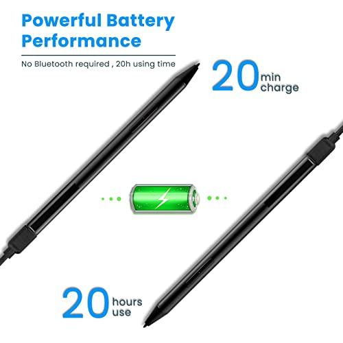Caneta Stylus Microsoft Surface Go BoxWave [ActiveStudio Active Stylus] Caneta eletrônica com ponta