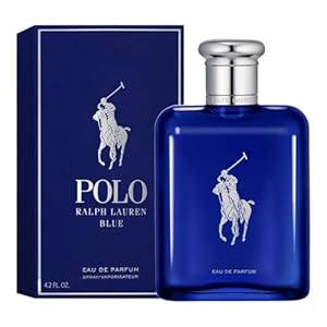 Polo Blue Eau De Parfum Spray for Men 4.2 oz