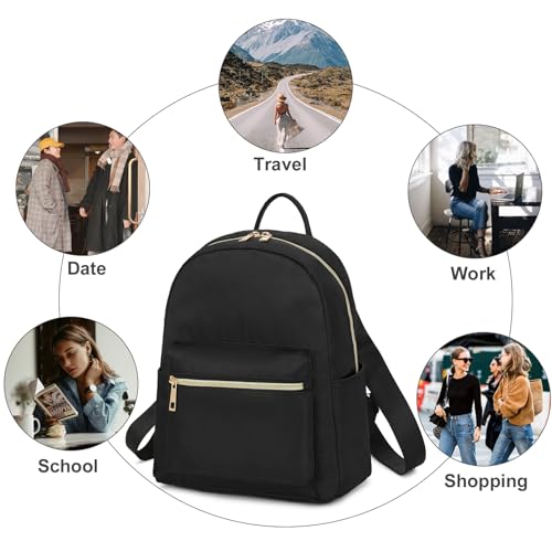 Mini Backpack Women Girls Water-resistant Small Backpack Purse Shoulder Bag for Womens Adult Kids School Travel - Image 5