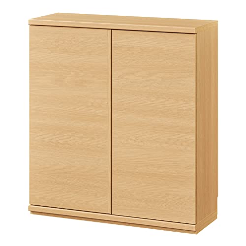 白井産業 カウンター下 収納 幅75 奥行29.6 高さ84.9cm 扉タイプ PTS-8575D NA ピタシエ