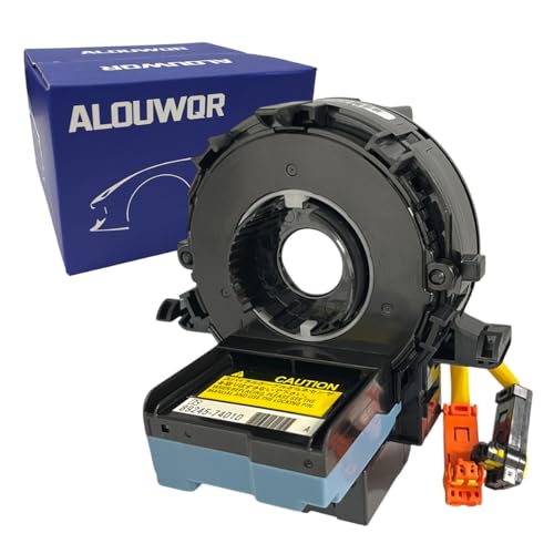 8924574010、89245-74010、84307-47020 Spiral Cable with Steering Angle Sensor Compatible with Toyota Land Cruiser Prado Prius Yaris