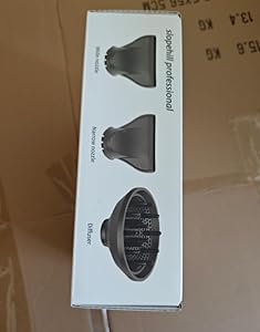 slopehill Hair Dryer with Unique Brushless Motor | Intelligent Fault Diagnosis | Innovative Microfilter | Oxy Active Technology | Led Display (Grey)