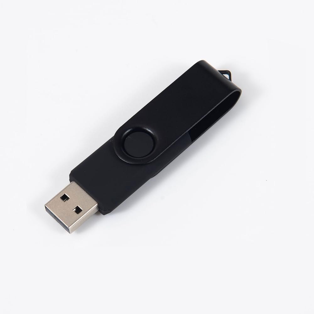 32GB USB Flash Drive USB - Black, High-Speed Portable Thumb Drive with Secure Storage, Compatible with PC, Laptop, TV, Car and More（Black）