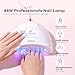 Glamonade Acrylic Nail Kit with Everything: Professional Nail Kit Set for Beginners 48W Nail Lamp Complete Nail Supplies Salon
