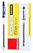 DONG-A Fine-Tech, 0.3mm, Gel Ink Roller Ball Pens, Blue (Pack of 12)
