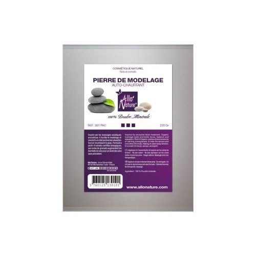 Allo Nature – Piedras de masaje «Autoto Calefantes» – Polvo 220 g