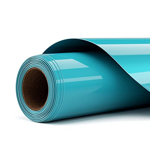 Flex Thermocollant pour Tissu Bleu , Vinyl Thermocollant HTV Rouleau 30,5 X 305CM Flex Thermocollant transfert Film Plotter Pour DIY t-shirts, sacs et autres...