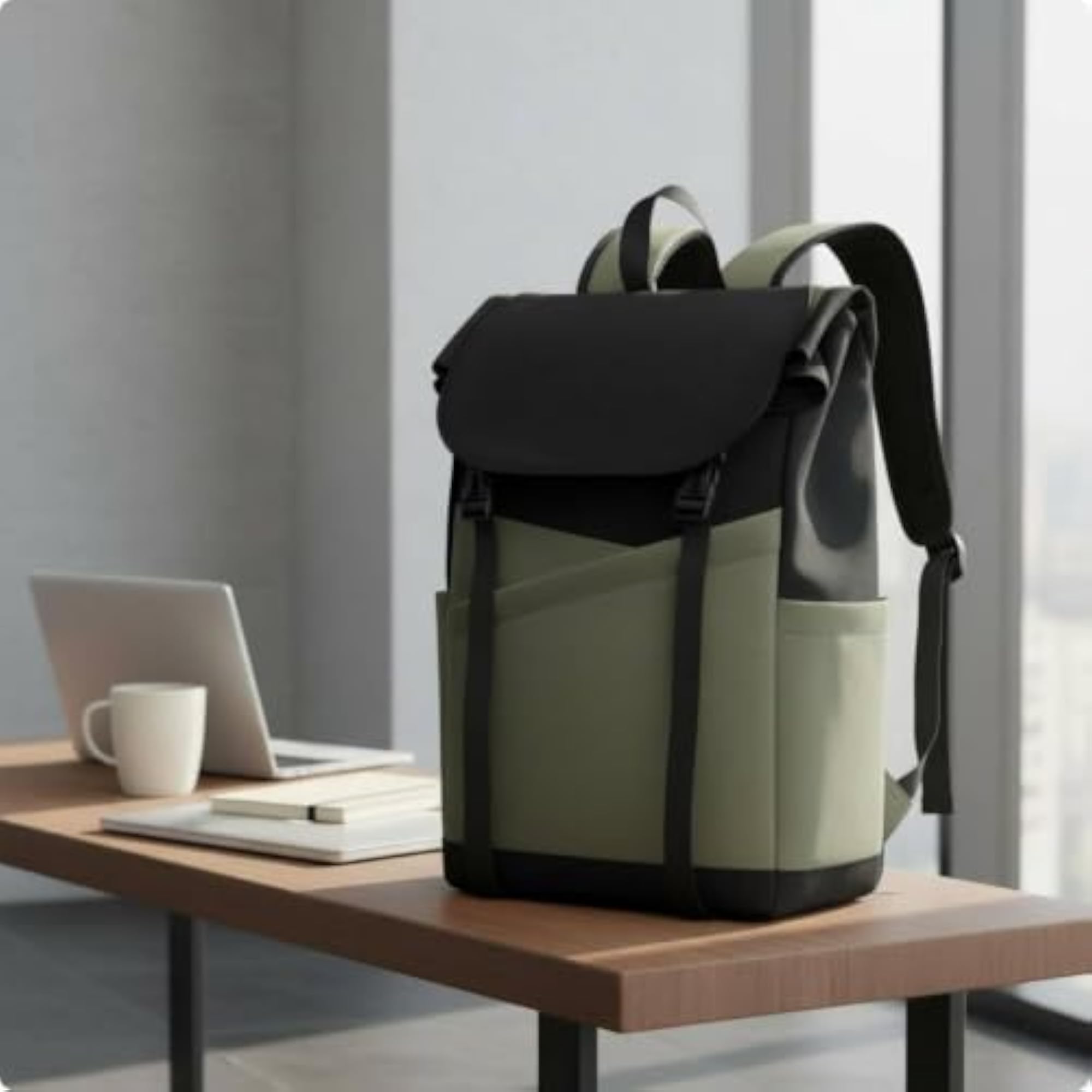 Men's Multifunctional Computer Backpack, Fashionable Bookbag