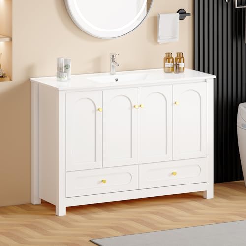 KEIKI 48 Modern Bathroom Vanity with Storage