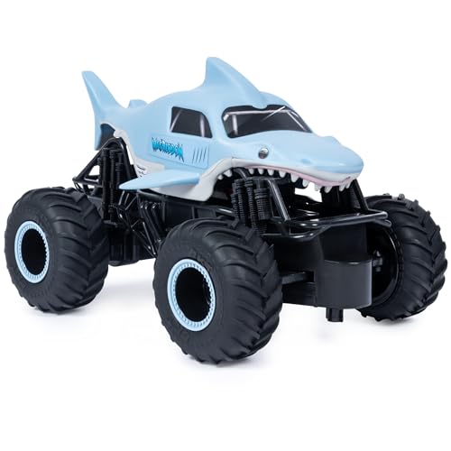 Monster Jam - 6044952 - Jouet enfant - RC Megalodon - Véhicule échelle 1:24 - Voiture radiocommandée