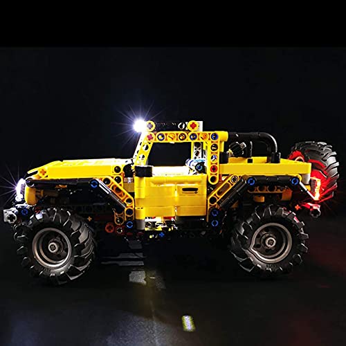 FYHCY LED Beleuchtungsset für Lego Technik Jeep Wrangler 42122 LED-Licht für Lego Technik (Lego Modell Nicht Enthalten… – Bild 4