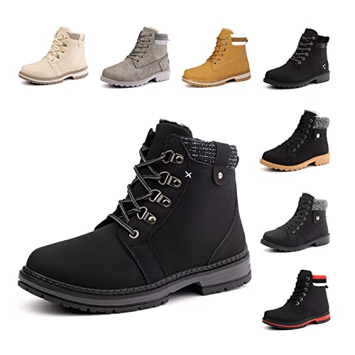 Botas cordones negra mujer 【√ Ver Aquí】 Botasdemujer.com.es