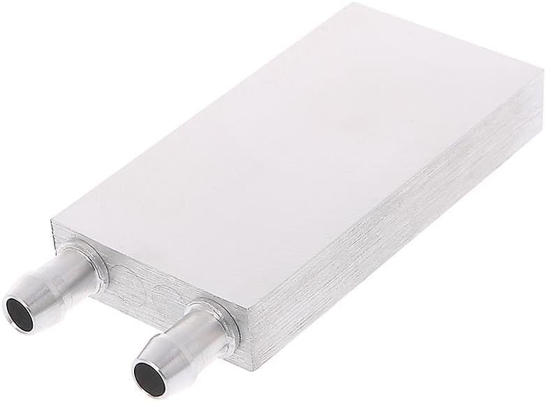 Aluminum Liquid/Water Cooling Block for Cooling PC Computer Graphics Card Electronics Peltier Laptop CPU GPU VGA RAM VRAM VRM IC LED MOSFET Transistor SCR - Pack of 1 (40X120 MM)