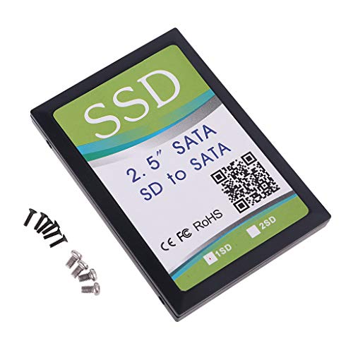 SD/SDHC/SDXC/MMC-Flash-Speicherkarte und SATA-Adaptergehäuse für 2,5-Zoll-SATA-SSD