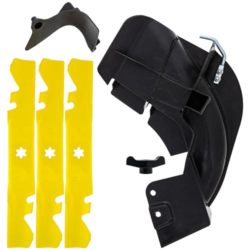 Arnold 19A30041OEM Lawn Mower Mulching Kit – Fits Cub Cade Lawn Tractors and Zero-Turn Mowers with 50 in. Cutting Decks (2015 and After), Black and Yellow