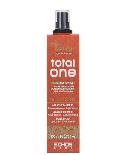 Echosline Seliàr Argan Total One Professional - Máscara concentrada multiação em spray - 200 ml, multicolorido, 200 ml