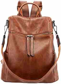 Sac à Dos Femme 2-en-1 Nylon Élégant – Sac Cabas / Bandoulière / Backpack Ville, Shopping, Travail, Voyage
