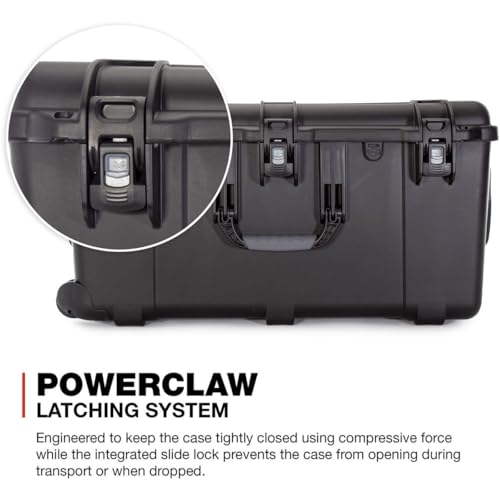 Image of Nanuk 965-1001 965 Waterproof Hard Case with Wheels and Foam Insert - Black
