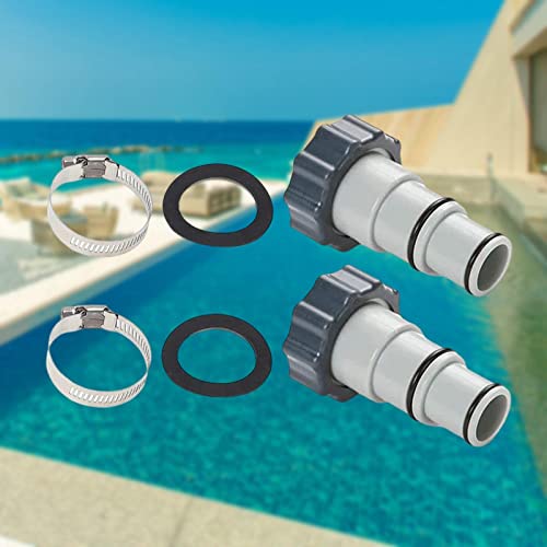 KESOTO Peças de Piscina de Braçadeira Ajustável Adaptador de Mangueira para Bombas de Filtro de Pisc
