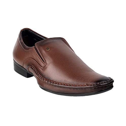 Image of Metro Men's Faux Leather Formal Stylish Moccasin Loafer Shoes
