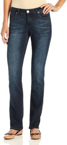 Liverpool Jeans Company Women's Petite Blue Jay Way Sadie Straight Leg Jean
