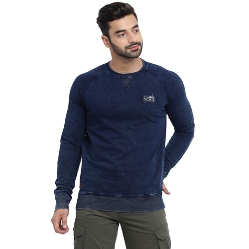 Image of Royal Enfield Himalyan Sweatshirt Dark Indigo