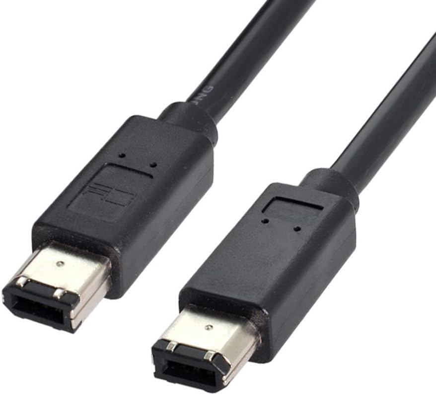 IEEE 1394 Firewire 400 6pin to 6pin Cable FireWire 400Mbps 6p to 6p Capture Cable 1.8m