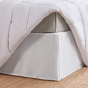 Sleepzonepleatedbedskirtskingsize15inchtailoreddropeasyfitbedskirtantistaticfaderesistantkingwhite Urban Country Home Decor Sleep zone pleated bed skirts king size 15 inch tailored drop easy fit bedskirt anti static fade resistant king white urban country home decor