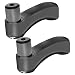 Produktbild Duronic DM45/55ARMS Duo - Zusatzarme aus Aluminium - 26cm Erweiterung - 2 zusätzliche Monitorarme für Monitorhalterungen - 180° schwenkbar - Passend für DM45 und DM55 Halterungen