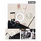 XINBAOHONG Selfie Licht Handy Ringlicht Handy 40 LED Ringleuchte mit 3 Stuff Helligkeit USB Wiederaufladbar Selfie Ring Licht, für Alle Handy/Tablet/Laptop und Fotos (Weiß)