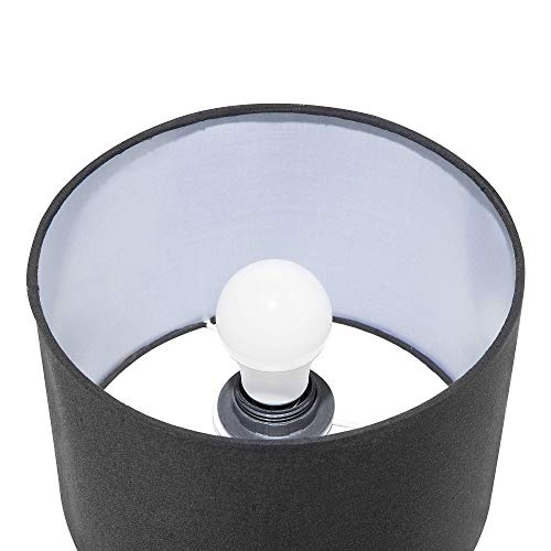 Beliani Lampada da Tavolo in Colore Nero