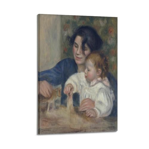 Poster Renoir Gabrielle et Jean toile déco murale 50x75 cm art
