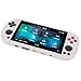 ZASCHMOY Handheld-Retro-Spielekonsole – 64 GB, 4,96-Zoll-IPS-Bildschirm, Unterstützt 28 Emulatoren, Leistungsstarker 1,8-GHz-Chip, Tragbare Video-Gaming-Konsole, Weiß (GRAY)