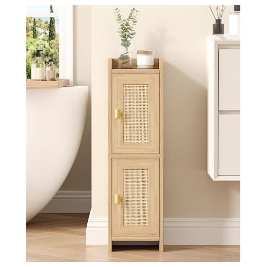 Akxomel Narrow Bathroom Storage Cabinet