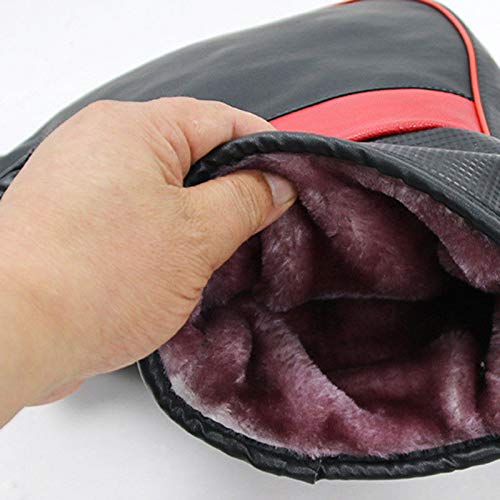 Guantes universales para manillar de motocicleta Wniter Riding, resistentes al agua, térmicos, calentadores de manos, manguito de moto, color negro