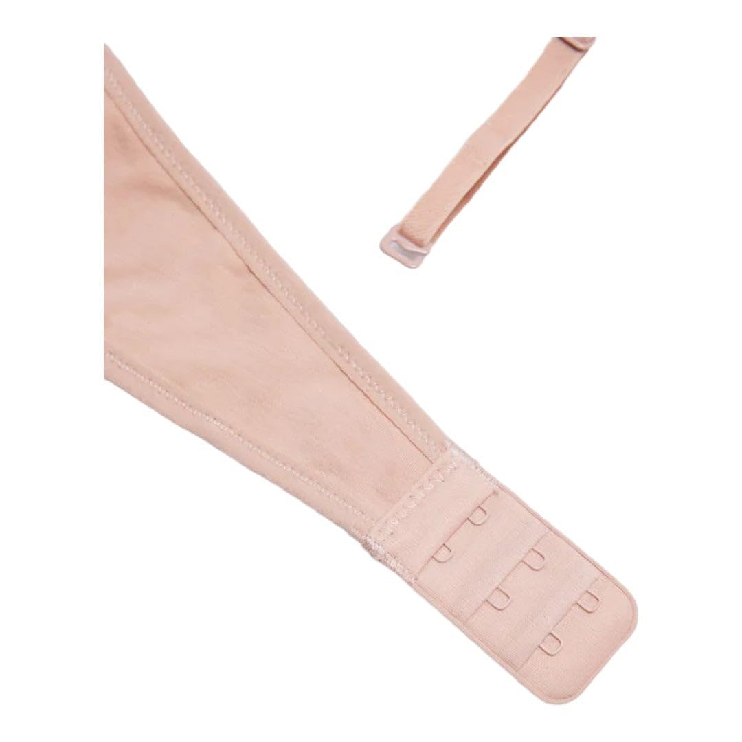 Ysabel Mora - Soutien-Gorge Bandeau pour Fille avec Coque A en Coton Naturel pour Confort Optimal et Liberté de Mouvement sous Vêtements Ajustés et sans Bretelles