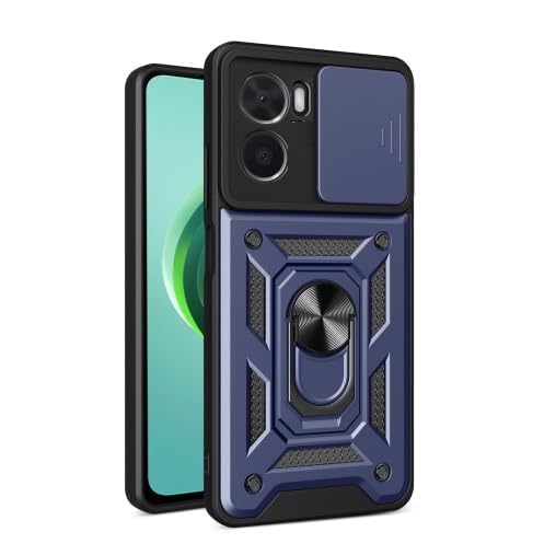 Image of Slide Camera Cover 360 Degree Protection Compatible with vivo v29e Blue