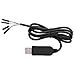 Download Converter Cable, USB To TTL Converter, PL2303HX RS232 Upgraded Converter USB To COM/TTL Serial Adapter STC Download Cable