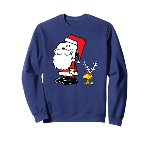 Peanuts Snoopy Santa Woodstock Reindeer Christmas Sweatshirt