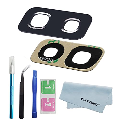 YUYOND OEM Orginal Rear Camera Glass Lens Replacement for Samsung Galaxy S9 Plus (All Carriers) with Adhesive Preinstalled with Repair Tools (for S9 Plus)