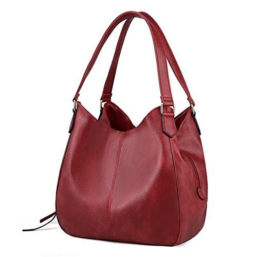 Image of Multi-pocket Shoulder Bag for Women | Fashion Vegan Leather, Daily Tote Purse, for Travel Work Everyday