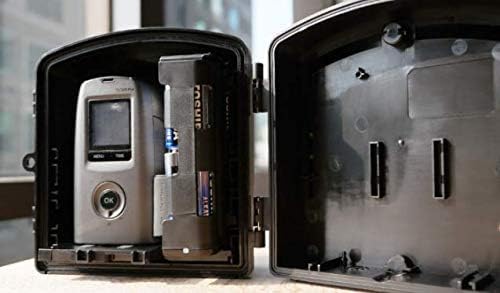 Brinno ATH2000 Housing open with a camera and battery pack inside