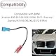 Ruimou 2Pcs Auto-Lautsprecher-Adapter-Kabelbaum Kompatibel Mit BMW 3Er E90 E91 E92 E93 2006-2011 / 1Er / 2Er Etc