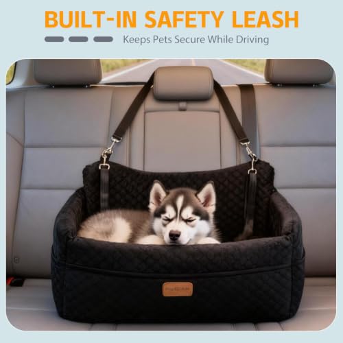 Dog Car Seat for Large Dogs up to 55 lbs, Heavy Duty Booster Seat by TOPOmerice - Used condition - Image 4