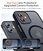 CANSHN Magnetic for iPhone 12 Mini Case, Upgraded [Full Camera Protection] [Compatible with Magsafe] [Translucent Matte] Shockproof Protective Phone Case for iPhone 12 Mini 5.4